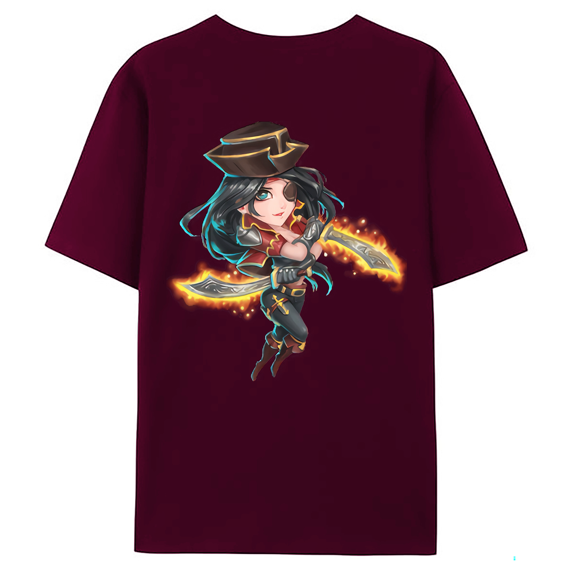 （画像用） リーグ・オブ・レジェンド League of Legends LOL レディース半袖Tシャツ(バックプリント)